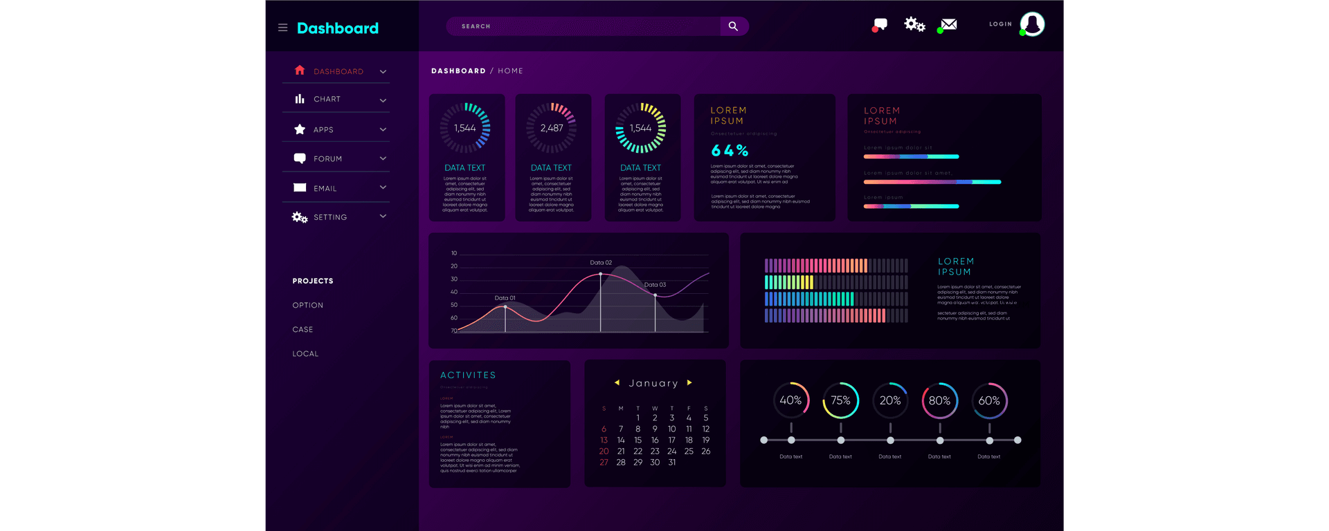 Financial Dashboard Interface